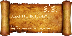 Bischitz Bulcsú névjegykártya